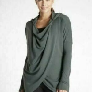Athleta purana wrap tunic xs dark teal